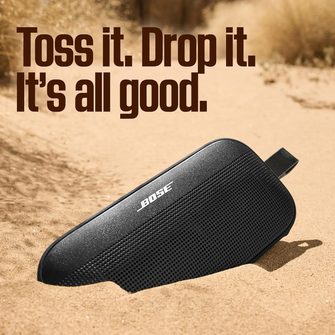 Bose SoundLink Flex (2nd Gen) Portable Bluetooth Speaker – Hi-Fi Audio, 12H Battery, Waterproof & Dustproof – Black - 3