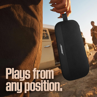 Bose SoundLink Flex (2nd Gen) Portable Bluetooth Speaker – Hi-Fi Audio, 12H Battery, Waterproof & Dustproof – Black - 4