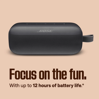 Bose SoundLink Flex (2nd Gen) Portable Bluetooth Speaker – Hi-Fi Audio, 12H Battery, Waterproof & Dustproof – Black - 5