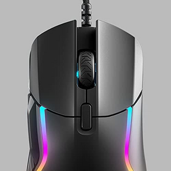 SteelSeries Rival 5 Gaming Mouse, 18,000 CPI Sensor, 9 Programmable Buttons, 85g, FPS, MOBA, MMO, Battle Royale, Black - 2