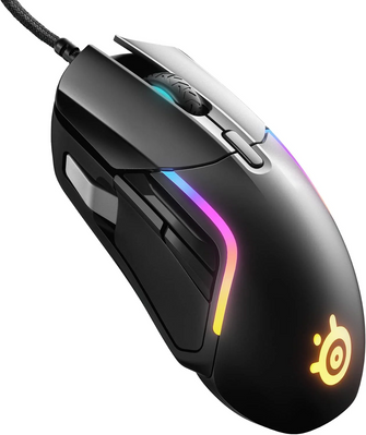 SteelSeries Rival 5 Gaming Mouse, 18,000 CPI Sensor, 9 Programmable Buttons, 85g, FPS, MOBA, MMO, Battle Royale, Black - 3