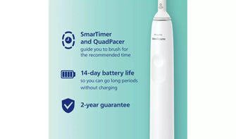 Philips Sonicare 2100 Electric Toothbrush White - HX3651/13 - 2