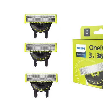 Philips OneBlade 360 Replacement Blades for Face, 3 Pack | QP430/50 - 1