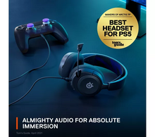 STEELSERIES Arctis Nova 1P 7.1 Gaming Headset - Black & Blue - 3