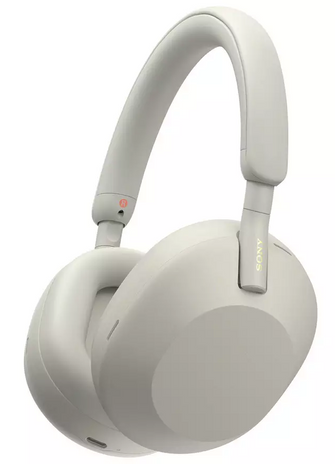 Sony WH-1000XM5 Over-Ear True Wireless Headphones - Silver - 1