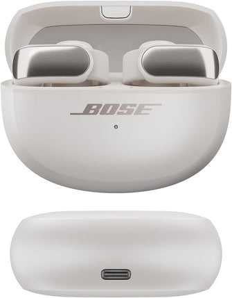 Bose Ultra Open Earbuds with Immersive Audio, Open Ear Wireless Clip on Earbuds for Comfort, Up to 48 Hours of Battery Life - White Smoke - 2