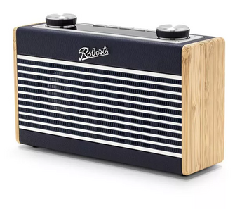 ROBERTS Rambler Uno Portable DAB+/FM Retro Bluetooth Radio – Navy Blue - 3