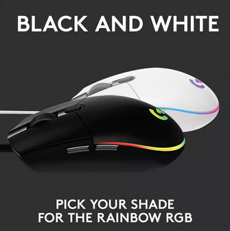 Logitech G203 Wired Gaming Mouse - Black - 7