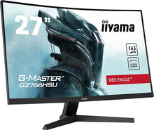 iiyama G-Master Curved 1500R 27 Inch VA LCD, 2 x HDMI, 1 x DisplayPort, USB x 2, 2 x 2W Speaker G2766HSU-B1 - 3