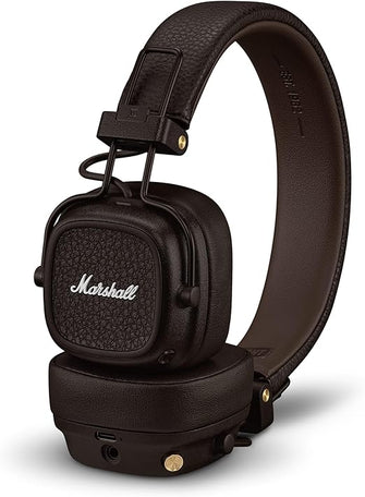 Marshall Major V Bluetooth Wireless Headphones, 100 Hours playtime - Brown - 1