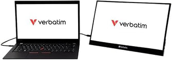 Verbatim PMT-17 17.3" Touchscreen Portable Monitor – 1080P, HDMI/USB-C, Compatible with Windows/Mac/Android - 2