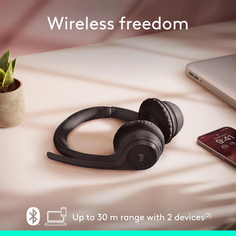 Logitech Zone 300 Wireless PC Headset - Black