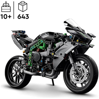LEGO Technic 42170 – Kawasaki Ninja H2R Motorcycle Model Kit, Collectible Toy for Ages 10+ (Box Damaged)