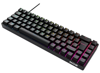 NOS C800 Mini Magnetic 65 RGB Gaming Keyboard - Black