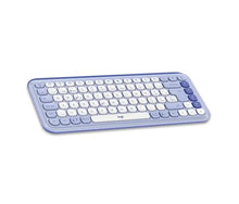 LOGITECH Pop Icon Combo Wireless Keyboard & Mouse Set - Lilac & Off White (UK Style Keyboard)