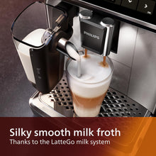 Philips 5400 Series Bean-to-Cup Espresso Machine - LatteGo Milk Frother, 12 Coffee Varieties, 4 User Profiles, Silver (EP5446/70)