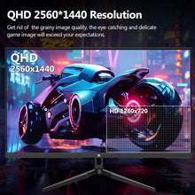 Z-Edge 27-Inch QHD Gaming Monitor, 144Hz, 2K 2560x1440 IPS, 1ms MPRT, Black