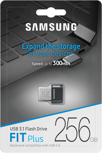 Buy Samsung,Samsung Flash Drive FIT PLUS 256GB, USB 3.0 - Gadcet UK | UK | London | Scotland | Wales| Ireland | Near Me | Cheap | Pay In 3 | Flash Memory Cards