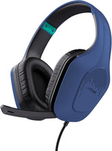 Trust Gaming GXT 418B Rayne Lightweight Gaming Headset - 3.5mm Jack, 50mm Drivers, Foldaway Microphone, Over-Ear, Wired, 2m Cable, for PC, Xbox, PS4, PS5, Switch, Mobile - Blue