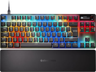 SteelSeries Apex Pro TKL Gen 3 (2025) - HyperMagnetic Gaming Keyboard - Adjustable Actuation - Rapid Trigger - Game-Ready Presets - Protection Mode - Rapid Tap/SOCD - English QWERTY Layout - TKL