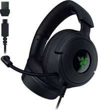 Razer Kraken V4 X Wired PC Gaming Headset - TriForce 40mm Drivers, Retractable Mic, 7.1 Surround Sound, Chroma RGB, USB-C for PC, Console & Phones - Black