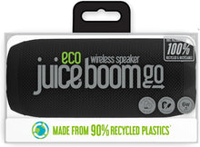 Juice BoomGO Bluetooth Speaker - 360° Sound, 3 x 2W Speakers, Splashproof, Durable, Portable, Compatible with MP3, Tablet & Mobile Devices - Black