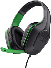 Trust Gaming GXT 415X Zirox Lightweight Gaming Headset – 50mm Drivers, 3.5mm Jack, 1.2m Cable, Foldaway Microphone, Over-Ear, Wired – Black/Green