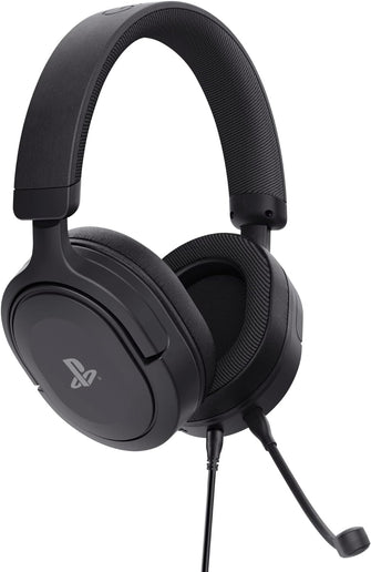 Buy Trust Gaming,Trust Gaming GXT 498 Forta [Officially Licensed for PlayStation 5] Sustainable Gaming Headset for PS5 / PS4, 1.2m Cable, 50mm Drivers, Detachable Microphone, Wired Over-Ear Headphones - Black - Gadcet UK | UK | London | Scotland | Wales| Ireland | Near Me | Cheap | Pay In 3 | Headphones & Headsets