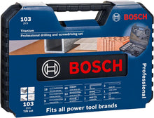 Bosch Professional 103-Piece Mixed Accessory Set, Black (2608594070)