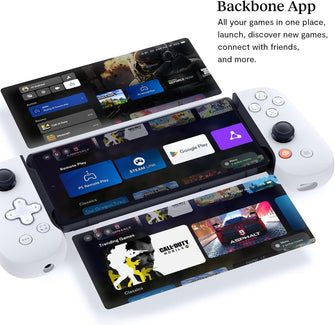 Buy Backbone,Backbone One: PlayStation Gaming Controller For Android - White - Gadcet UK | UK | London | Scotland | Wales| Near Me | Cheap | Pay In 3 | Video Game Console Accessories