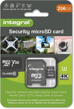 Buy Integral,Integral Micro SD Security Card 256GB for Dash-Cams, Home Cams, CCTV, Body Cams and Drones. Extended lifetime and reliable recording time after time with High Endurance - Gadcet UK | UK | London | Scotland | Wales| Ireland | Near Me | Cheap | Pay In 3 | Memory Card