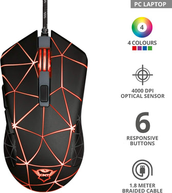 Trust Gaming 22988 GXT 133 Locx Gaming Mouse