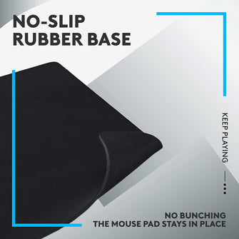 Buy Logitech,Logitech G G640 Large Cloth Gaming Mouse Pad, Optimised for Gaming Sensors, Moderate Surface Friction, Non-Slip Mouse Mat, Mac and PC Gaming Accessories, 460 x 400 x 3 mm - Gadcet.com | UK | London | Scotland | Wales| Ireland | Near Me | Cheap | Pay In 3 | Desktop Computers