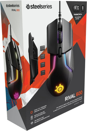 Buy SteelSeries,SteelSeries Rival 600 Optical Gaming Mouse - Black - Gadcet UK | UK | London | Scotland | Wales| Ireland | Near Me | Cheap | Pay In 3 | Computer Components