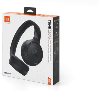 JBL Tune 520BT Wireless On-Ear Headphones Long-Lasting Comfort and Signature Pure Bass Sound - Black - 6