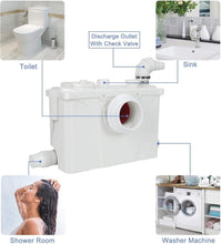 Buy HOCANFLO,Hocanflo 700W Sewerage Pump Macerator Toilet Waste Water Pump For Toilet Sink - Gadcet UK | UK | London | Scotland | Wales| Ireland | Near Me | Cheap | Pay In 3 | Bathroom Accessories