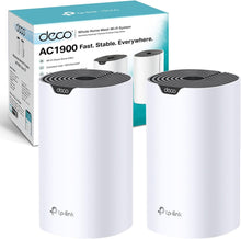 TP-Link Deco S7 AC1900 Whole Mesh Wi-Fi System, Dual-Band with Gigabit Ports, Coverage up to 3,900 ft2, Connect up to 150 devices, 1.2 GHz CPU, Work with Amazon Alexa, Parental Controls, Pack of 2