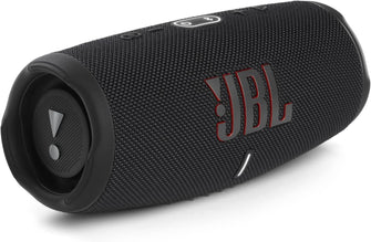 JBL Charge 5 Portable Bluetooth Speaker – Deep Bass, IP67 Waterproof & Dustproof, 20 Hours Playtime, Built-In Powerbank, Black