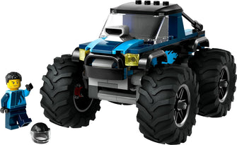 LEGO City Blue Monster Truck Toy - For 5+ Year Old Boys & Girls, Vehicle Set with Driver Minifigure, Creative Race Car Toys, Birthday Gift Idea - 60402