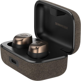 Sennheiser MOMENTUM True Wireless 4 Earbuds - Bluetooth 5.4, Crystal-Clear Sound, Adaptive ANC, 30-Hour Battery, Comfortable Design, Black Copper