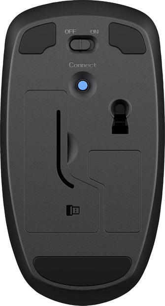 HP Wireless Mouse X200 – 2.4GHz with USB Receiver, 18-Month Battery Life, Ambidextrous, Compatible with Windows PC, Mac, Notebook, Laptop – Black