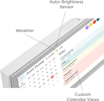 Skylight Calendar 15-inch Digital Calendar & Chore Chart – Smart Touchscreen Interactive Display