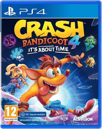 Buy PlayStation,Crash Bandicoot 4: It's About Time (PS4) - Gadcet UK | UK | London | Scotland | Wales| Near Me | Cheap | Pay In 3 | Video Game Software