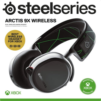 Buy SteelSeries,Steelseries Arctis 9X Headset Wireless Head-Band Gaming Micro-USB Bluetooth Black - Gadcet.com | UK | London | Scotland | Wales| Ireland | Near Me | Cheap | Pay In 3 | Headphones