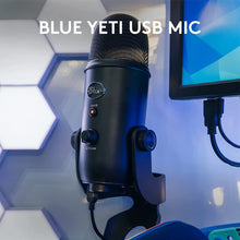 Logitech,Logitech G Blue Yeti Game Streaming Kit with 3 streamlabs Themes & custom Pop Filter - Gadcet.com