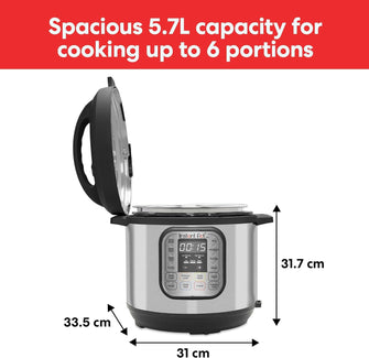 Buy Instant Pot,Instant Pot 60 Duo 7-in-1 Smart Cooker, 5.7L - Pressure/Slow/Rice Cooker, Sauté Pan, Yoghurt Maker, Steamer and Food Warmer, Brushed Stainless Steel - Gadcet UK | UK | London | Scotland | Wales| Ireland | Near Me | Cheap | Pay In 3 | Electronics