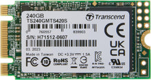 Buy Transcend,Transcend MTS420S 240 GB M.2 2242 SATA III 6 Gb/s Internal Solid State Drive (SSD) 3D TLC NAND (TS240GMTS420S) - Gadcet UK | UK | London | Scotland | Wales| Ireland | Near Me | Cheap | Pay In 3 | Computer Components