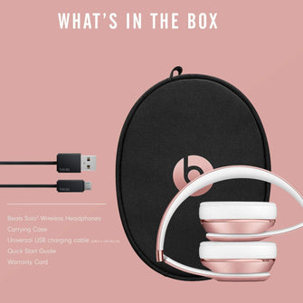 Buy Beats,Beats Solo3 Wireless On-Ear Headphones - Rose Gold - Gadcet UK | UK | London | Scotland | Wales| Ireland | Near Me | Cheap | Pay In 3 | Headphones & Headsets