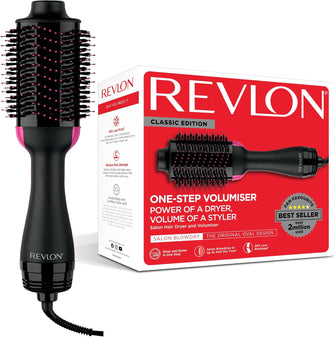 Revlon One-Step Hair Dryer & Volumizer for Mid to Long Hair, Ionic Ceramic Technology, RVDR5222