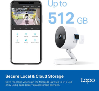 Buy Tapo,Tapo C120 2K Security Camera - Indoor/Outdoor, IP66 Weatherproof, AI Detection, Color Night Vision, Cloud/SD Storage, Works with Alexa & Google - Gadcet UK | UK | London | Scotland | Wales| Near Me | Cheap | Pay In 3 | Security Monitors & Recorders